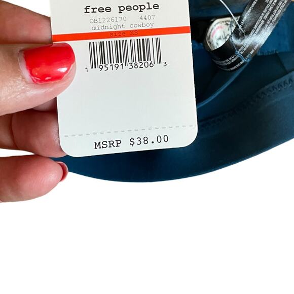 Free People Bra Teal Blue NWT Size XS - Picture 10 of 12